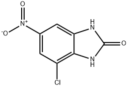 4-Chloro-6-nitro-1H-benzo[d]imidazol-2(3H)-one Struktur