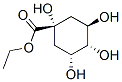 Cyclohexanecarboxylic acid, 1,3,4,5-tetrahydroxy-, ethyl ester, (1alpha,3R,4alpha,5R)- (9CI) Struktur