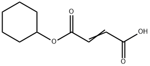 cyclohexyl hydrogen -2-butenedioate Struktur