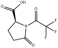 5-oxo-1-(trifluoroacetyl)proline Struktur