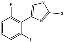 2-CHLORO-4-(2,6-DIFLUOROPHENYL)THIAZOLE Struktur