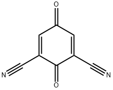 2,6-Dicyano-1,4-benzoquinone Struktur