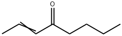 2-OCTEN-4-ONE Struktur