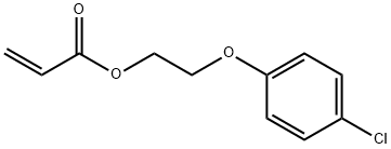 4-CHLOROPHENOXYETHYL ACRYLATE Struktur