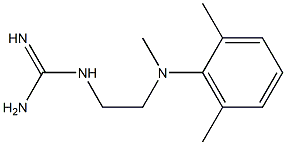 1-[2-(N-Methyl-2,6-xylidino)ethyl]guanidine Struktur