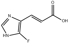 2-Propenoicacid,3-(5-fluoro-1H-imidazol-4-yl)-,(2E)-(9CI) Struktur