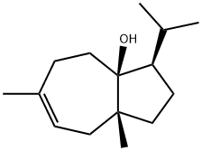 (3R)-6,8a-dimethyl-3-propan-2-yl-1,2,3,4,5,8-hexahydroazulen-3a-ol Struktur