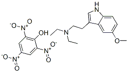 5-Methoxy-N,N-diethyltryptaminepicrate Struktur