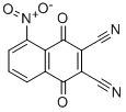 2,3-DICYANO-5-NITRO-1,4-NAPHTHOQUINONE Struktur