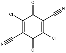 2,5-Dichloro-3,6-dioxo-1,4-cyclohexadiene-1,4-dicarbonitrile Struktur