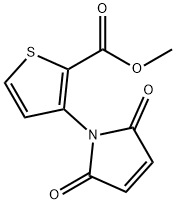 METHYL 3-(2,5-DIOXO-2,5-DIHYDRO-1H-PYRROL-1-YL)THIOPHENE-2-CARBOXYLATE Struktur