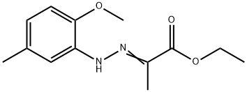 ETHYL 2-[2-(2-METHOXY-5-METHYLPHENYL)HYDRAZONO]PROPANOATE Struktur