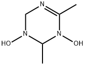 1,3,5-Triazine, 1,2,3,6-tetrahydro-1,3-dihydroxy-2,4-dimethyl- (9CI) Struktur