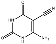 5-Pyrimidinecarbonitrile,  6-amino-1,2,3,4-tetrahydro-2,4-dioxo- Struktur