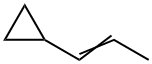 (1-Propenyl)cyclopropane Struktur