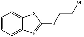 2-(2-硫化苯并噻唑)乙醇 結(jié)構(gòu)式