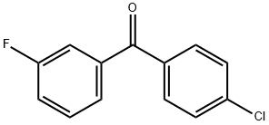 4-CHLORO-3'-FLUOROBENZOPHENONE Struktur