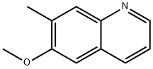 Quinoline, 6-methoxy-7-methyl- (9CI) Struktur