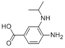 3-AMINO-4-(ISOPROPYLAMINO)BENZOIC ACID Struktur