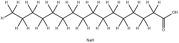 SODIUM HEXADECANOATE-D31 Struktur