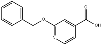 4-Pyridinecarboxylic acid, 2-(phenylMethoxy)- Struktur