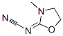 Cyanamide, (3-methyl-2-oxazolidinylidene)- (9CI) Struktur