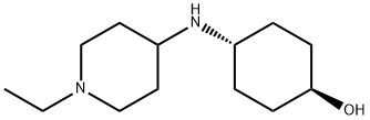 Cyclohexanol, 4-[(1-ethyl-4-piperidinyl)amino]-, trans- (9CI) Struktur