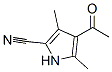 1H-Pyrrole-2-carbonitrile, 4-acetyl-3,5-dimethyl- (9CI) Struktur