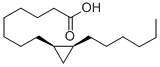 CIS-9,10-METHYLENEHEXADECANOIC ACID Struktur