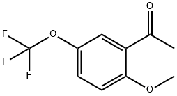 2'-METHOXY-5'-(TRIFLUOROMETHOXY)ACETOPHENONE Struktur