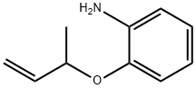 Benzenamine, 2-[(1-methyl-2-propenyl)oxy]- (9CI) Struktur