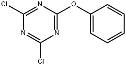 2,4-DICHLORO-6-PHENOXY-1,3,5-TRIAZINE Struktur