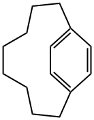 Bicyclo[8.2.2]tetradeca-10,12(1),13-triene Struktur