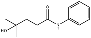 4-Hydroxy-4-methyl-N-phenylpentanamide Struktur