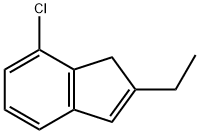 7-CHLORO-2-ETHYL-1H-INDENE Struktur