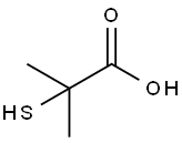 2-MERCAPTOISOBUTYRIC ACID Struktur