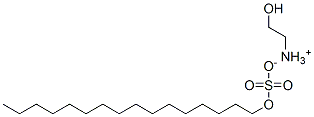 (2-hydroxyethyl)ammonium hexadecyl sulphate  Struktur