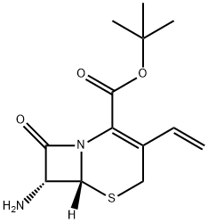 7-AMino-3-vinyl-3-cepheM-4-carboxylic Acid tert-Butyl Ester Struktur