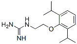 1-[2-(2,6-Diisopropylphenoxy)ethyl]guanidine Struktur