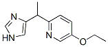 Pyridine, 5-ethoxy-2-[1-(1H-imidazol-4-yl)ethyl]- (9CI) Struktur