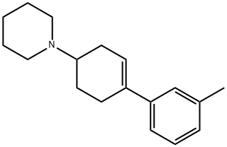 1-[4-(m-Tolyl)-3-cyclohexenyl]piperidine Struktur