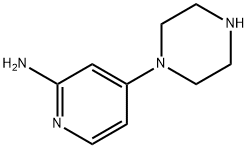 2-Pyridinamine,4-(1-piperazinyl)-(9CI) Struktur