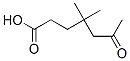 4,4-DIMETHYL-6-OXOHEPTANOICACID Struktur