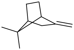 Bicyclo2.2.1heptane, 7,7-dimethyl-2-methylene- Struktur