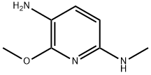 6-METHOXY-5-AMINO-2-METHYLAMINOPYRIDINE Struktur