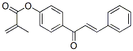 Methacrylic acid p-(styrylcarbonyl)phenyl ester Struktur