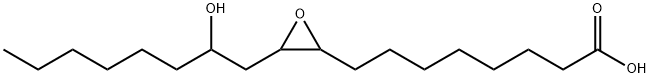 3-(2-hydroxyoctyl)oxiran-2-octanoic acid Struktur