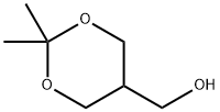 2,2-Dimethyl-5-(hydroxymethyl)-1,3-dixoane Struktur