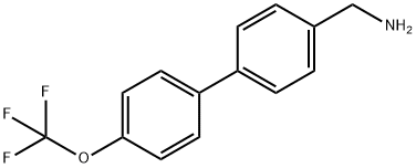 4'-(TRIFLUOROMETHOXY)-BIPHENYL-4-METHANAMINE Struktur