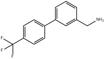 4'-(TRIFLUOROMETHYL)-BIPHENYL-3-METHANAMINE Struktur